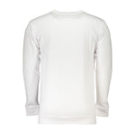 Cavalli Class White Cotton Sweater CA-26721-3XL
