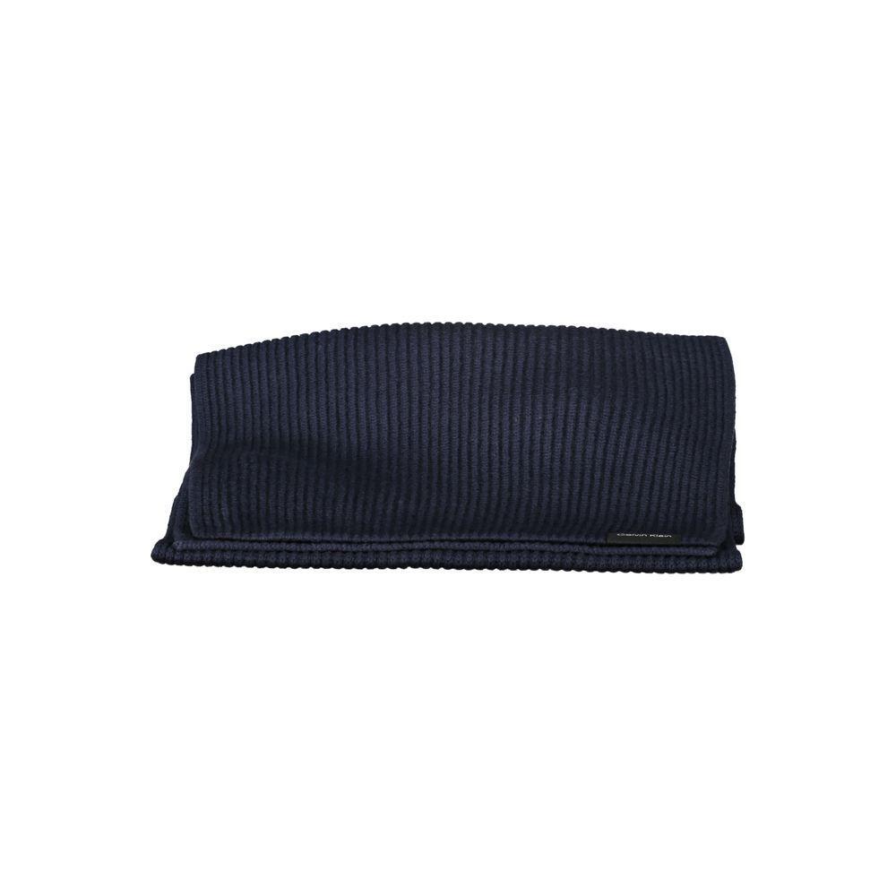 Calvin Klein Blue Cotton Scarf 1728,67403481248,Accessories,Blue,Calvin Klein,Men,Men - Accessories,New with tags,Scarves - Men - Accessories CA-27486