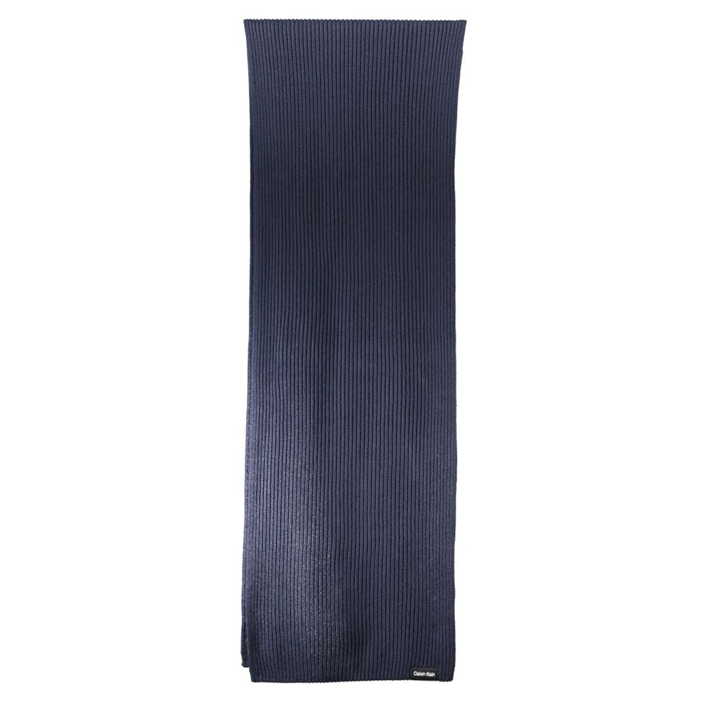 Calvin Klein Blue Cotton Scarf 1728,67403481248,Accessories,Blue,Calvin Klein,Men,Men - Accessories,New with tags,Scarves - Men - Accessories CA-27486
