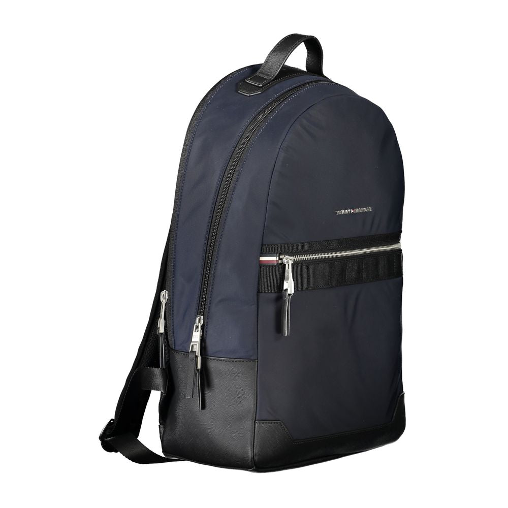 Tommy Hilfiger Blue Polyester Backpack TO-27509