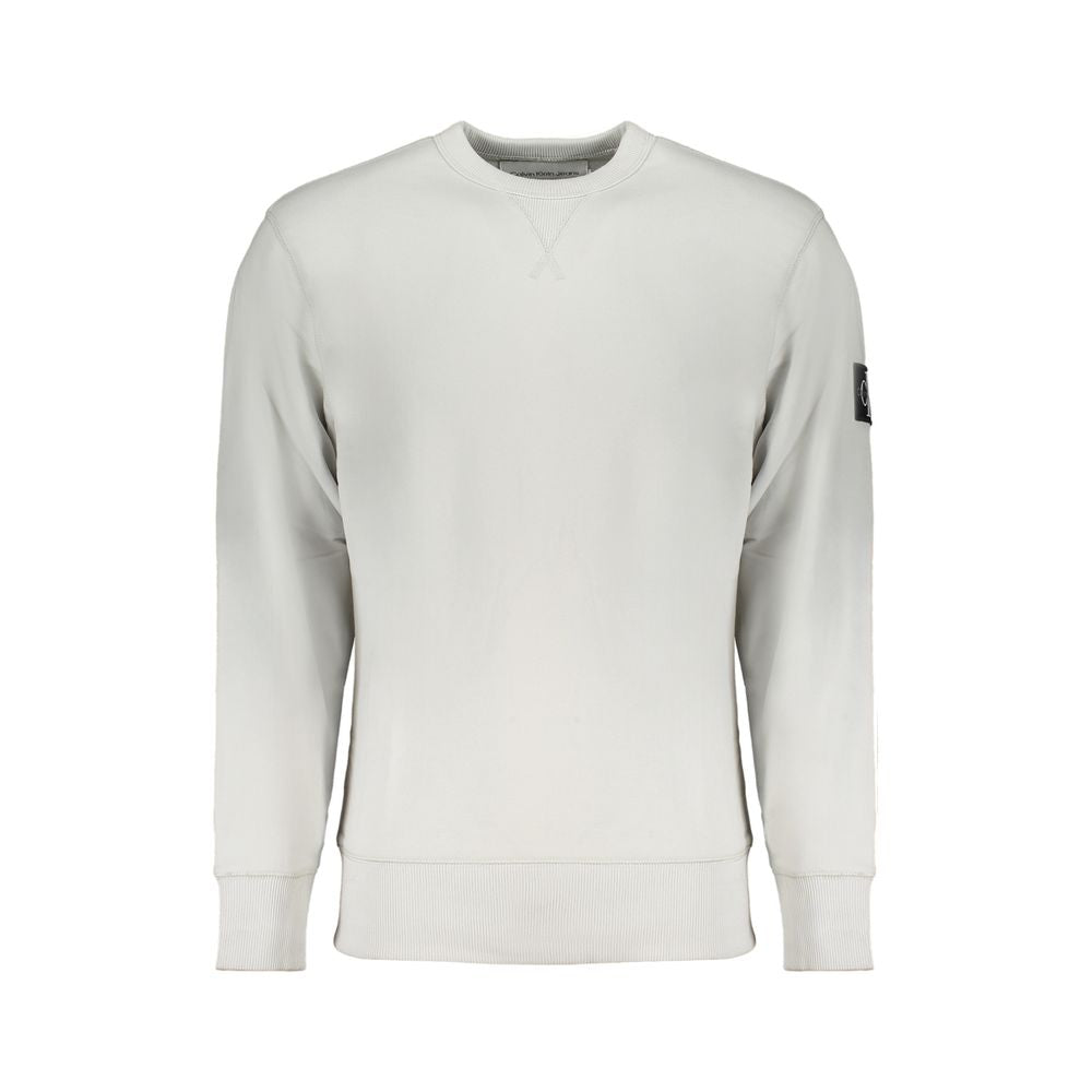 Calvin Klein Gray Cotton Sweater CA-29490-XXL