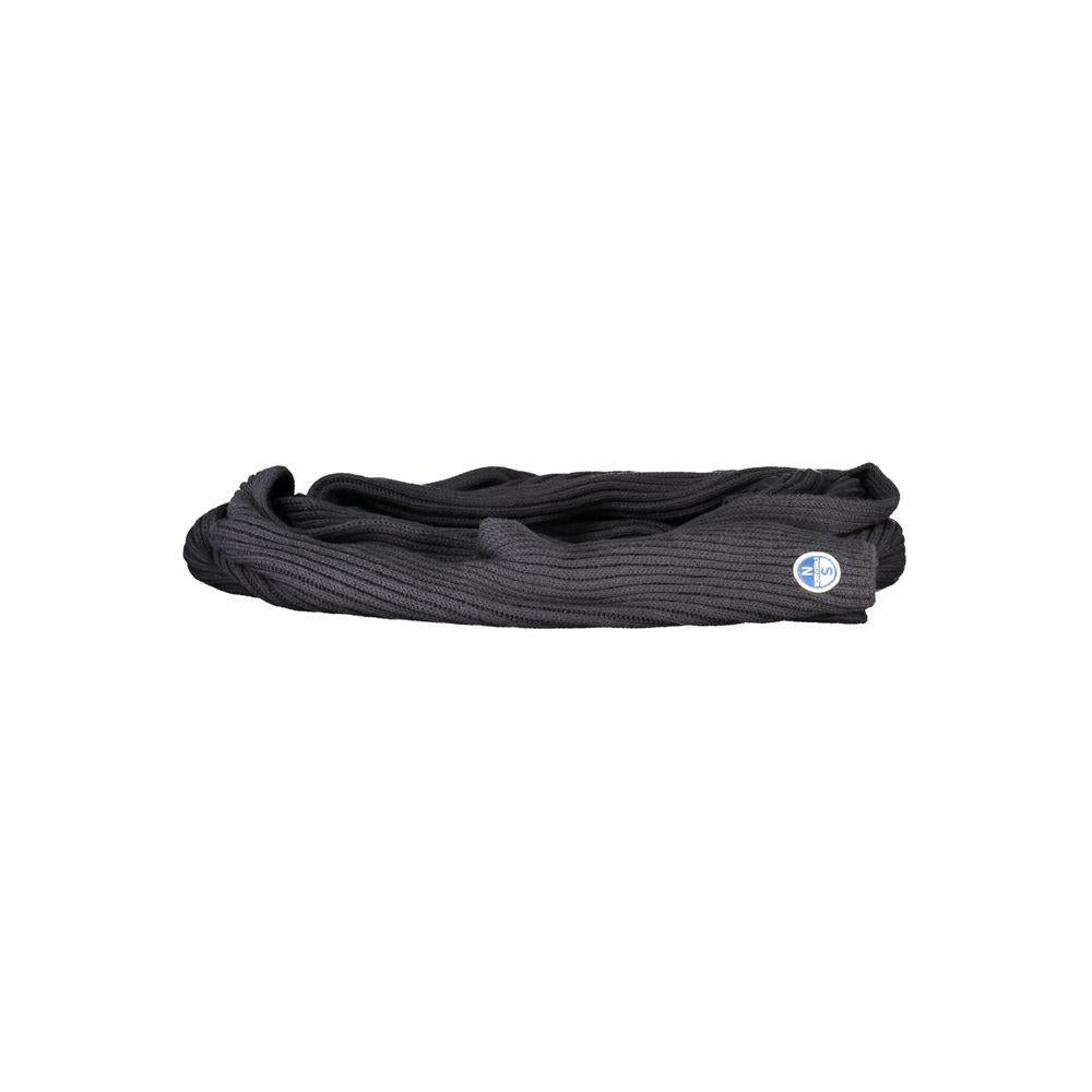 North Sails Black Cotton Scarf NO-33598
