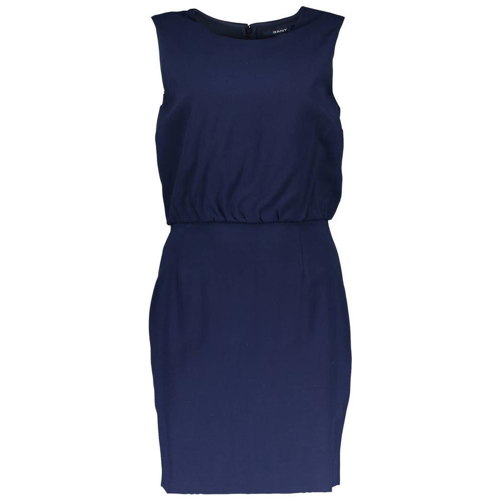 Gant Blue Viscose Dress 1728,44,46,67403481248,Blue,Clothing,Dresses - Women - Clothing,Gant,New with tags,Women,Women - Clothing GA-3813-44
