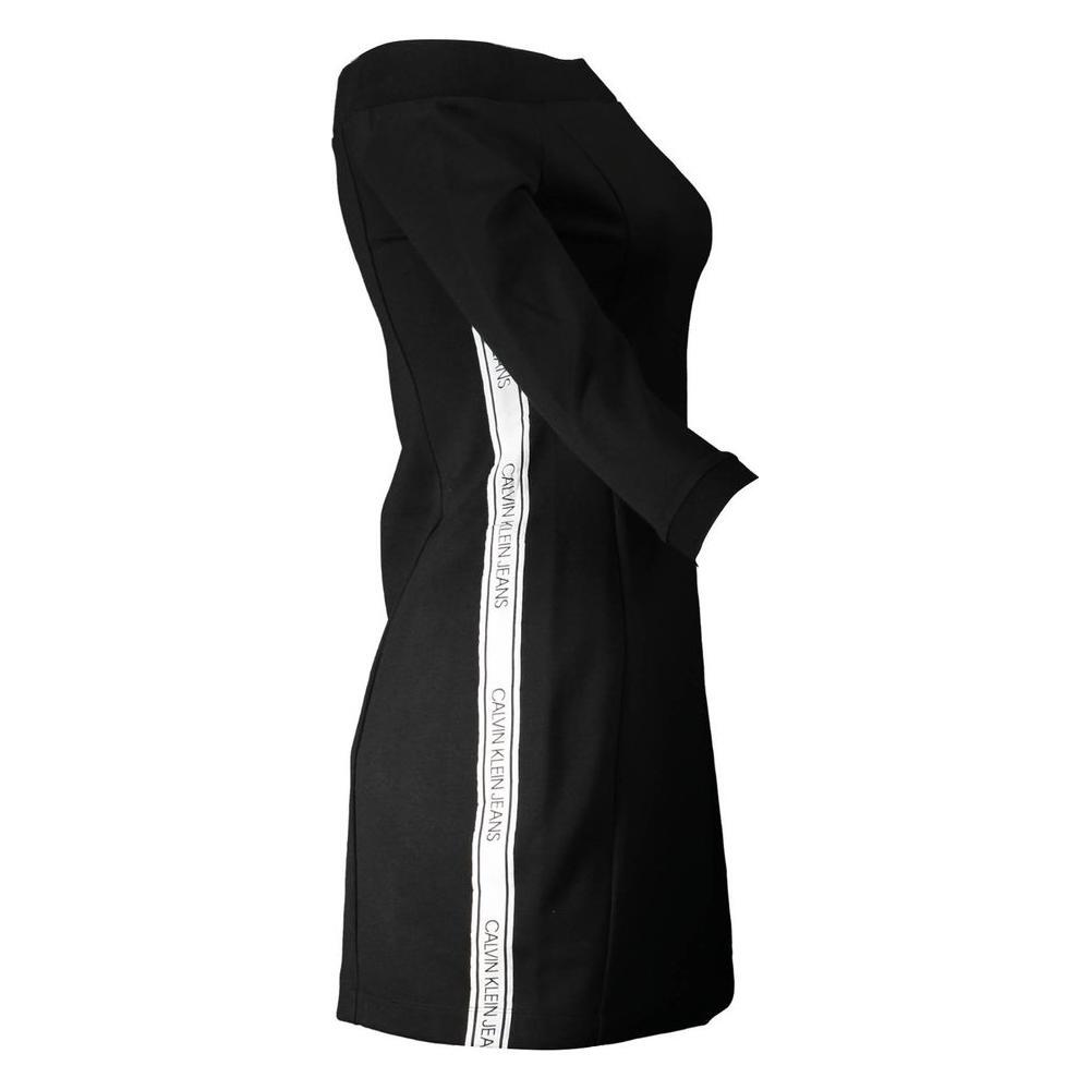 Calvin Klein Black Polyester Dress CA-5797-XS