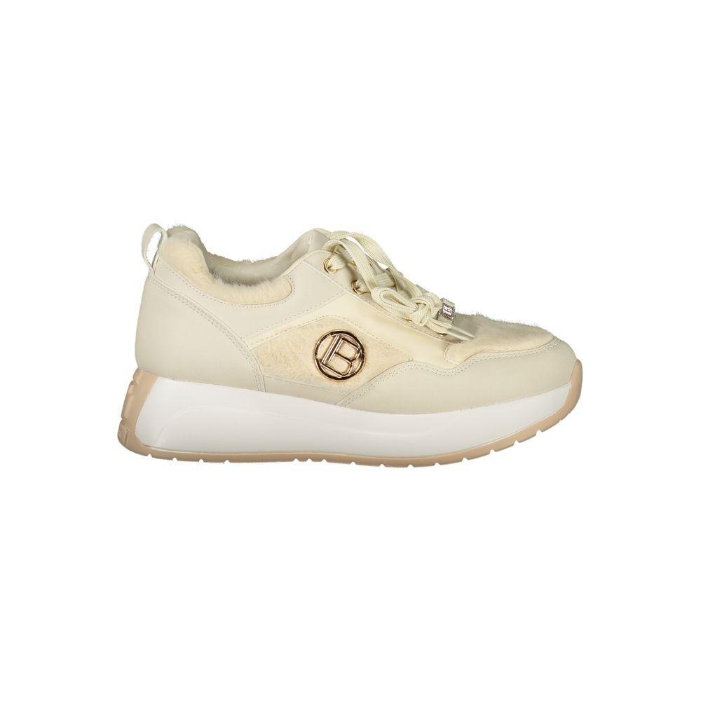 Laura Biagiotti Beige Polyethylene Sneaker LA-32794-EU40/US10