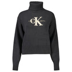 Calvin Klein Black Cotton Sweater CA-32986-M