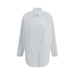 The Row Victoria oversized Shirt TH-9067W2567WHT-4