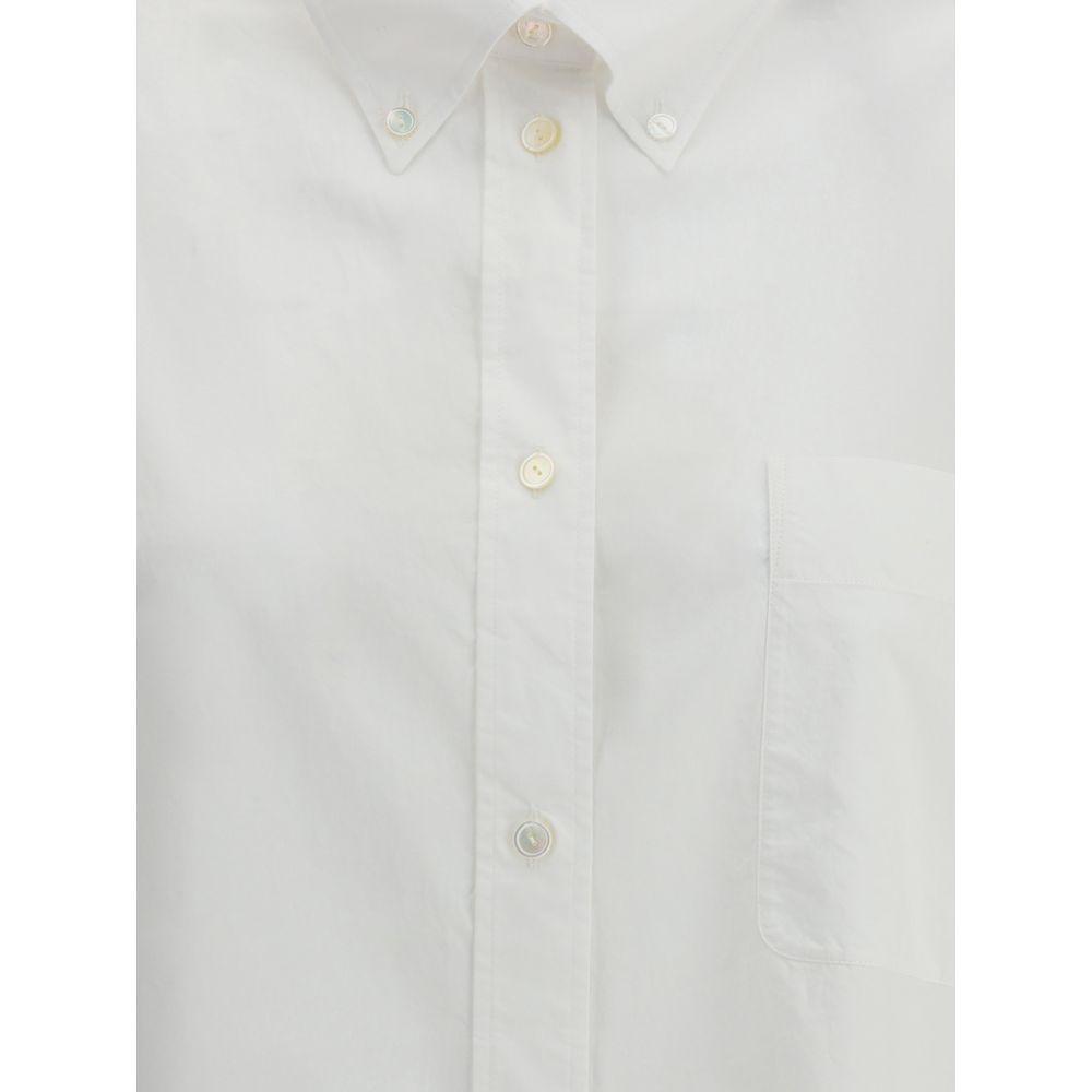 The Row Victoria oversized Shirt TH-9067W2567WHT-4