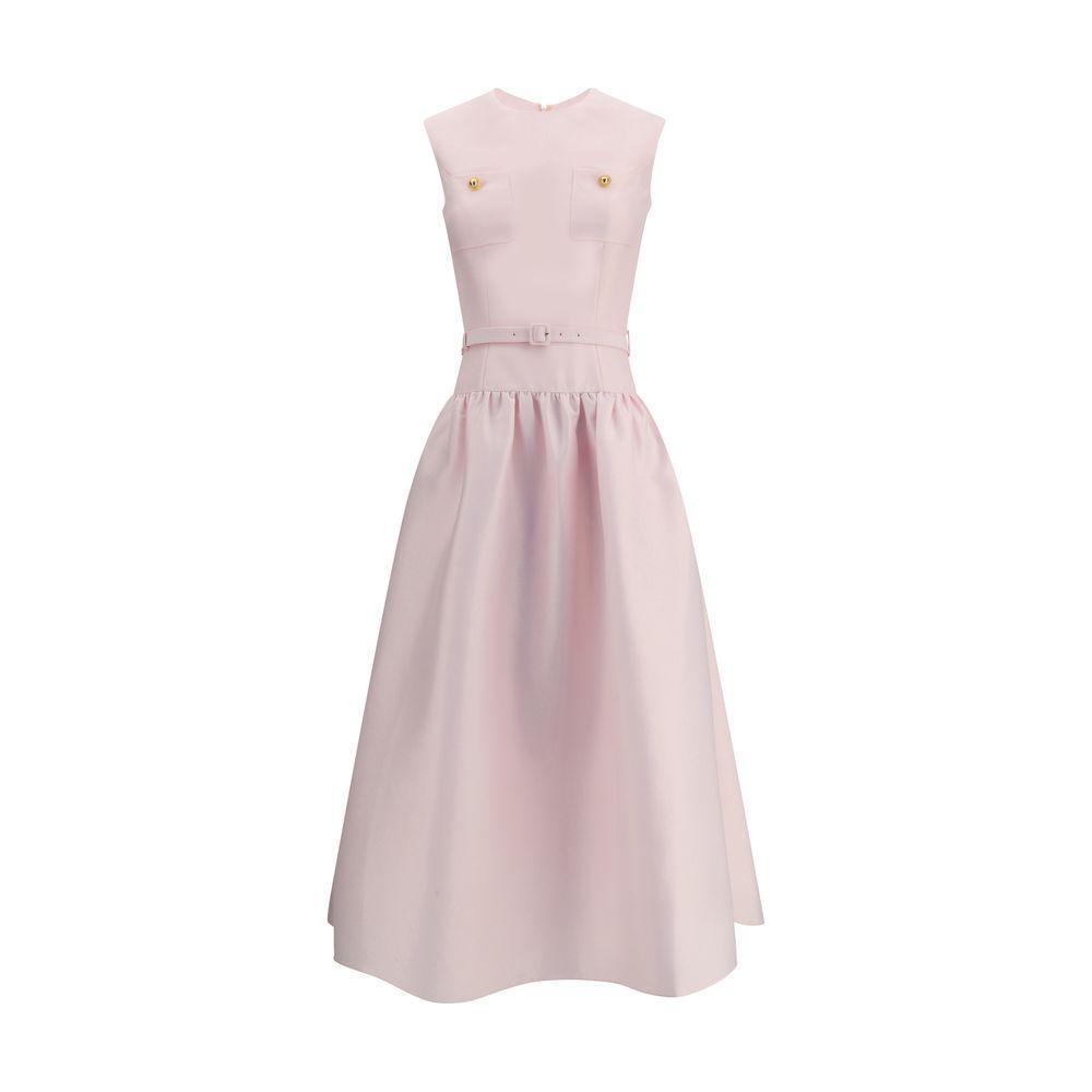 Self-Portrait Taffeta long Dress SE-PF25017MPPINK-10