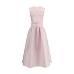 Self-Portrait Taffeta long Dress SE-PF25017MPPINK-10