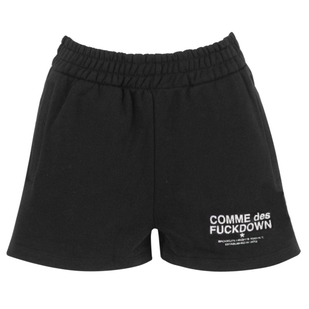 Comme Des Fuckdown Black Cotton Short CO-15670-M