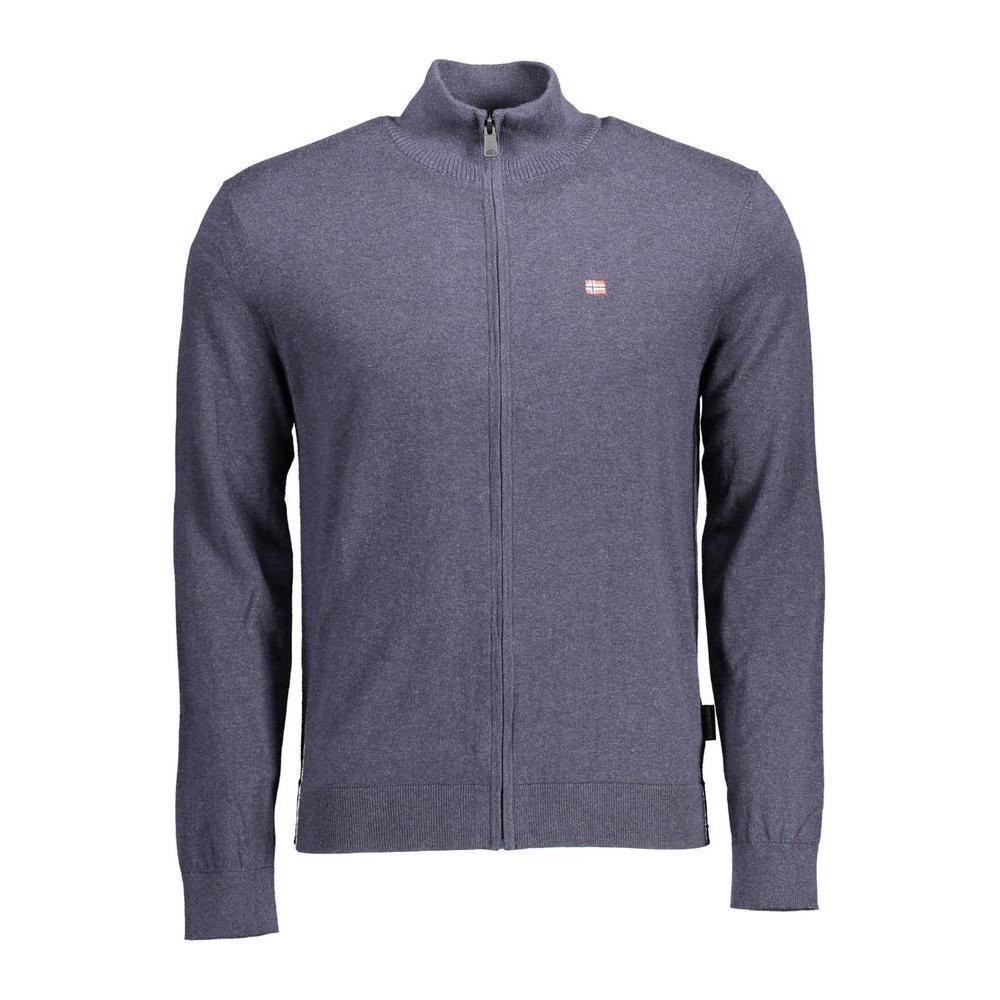 Napapijri Blue Cotton Sweater NA-11365-L