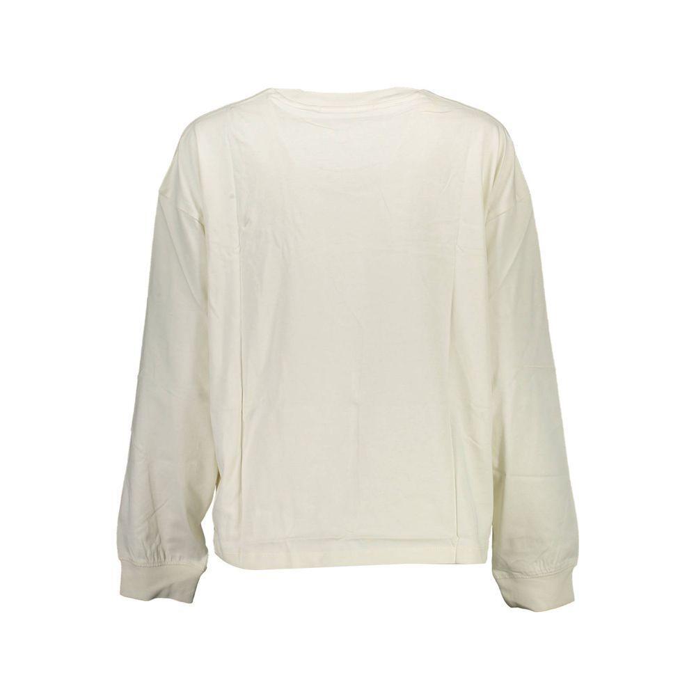 Calvin Klein White Cotton Tops & T-Shirt CA-18037-XL