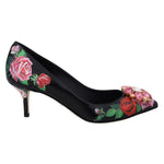 Dolce & Gabbana Black Leather Pump DO-1368-EU36.5/US6.5
