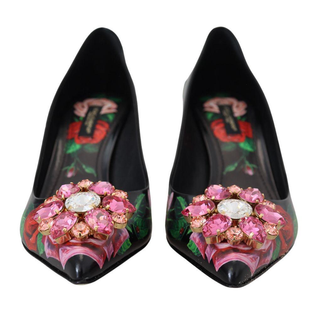 Dolce & Gabbana Black Leather Pump DO-1368-EU36.5/US6.5