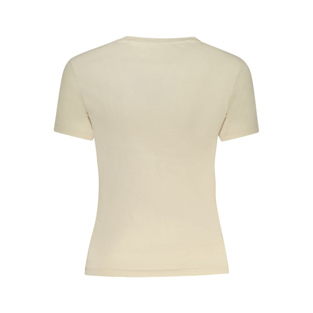 Tommy Hilfiger Beige Cotton Tops & T-Shirt TO-38448-XL