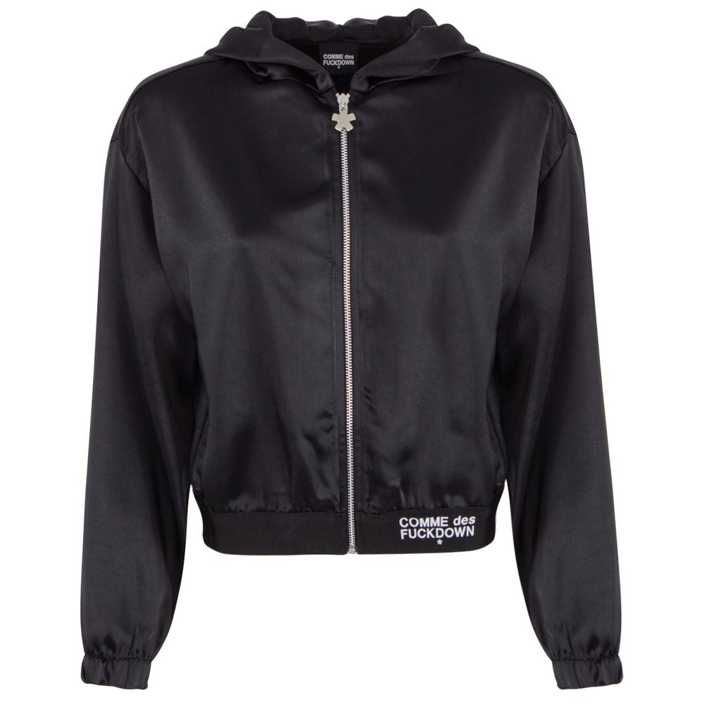 Comme Des Fuckdown Black Polyester Sweater CO-15675-XS