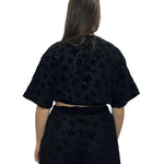 Comme Des Fuckdown Black Cotton Sweater CO-15676-XS