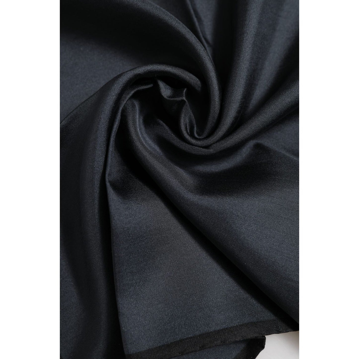 Dolce & Gabbana Dark Gray DG Crown Silk Square Foulard Scarf
