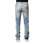 Dolce & Gabbana Light Blue Washed Straight Fit Denim Jeans PAN75928-44