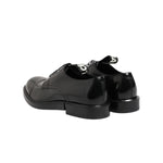 Dolce & Gabbana Black Leather Dress Lace Up Men Formal Shoes