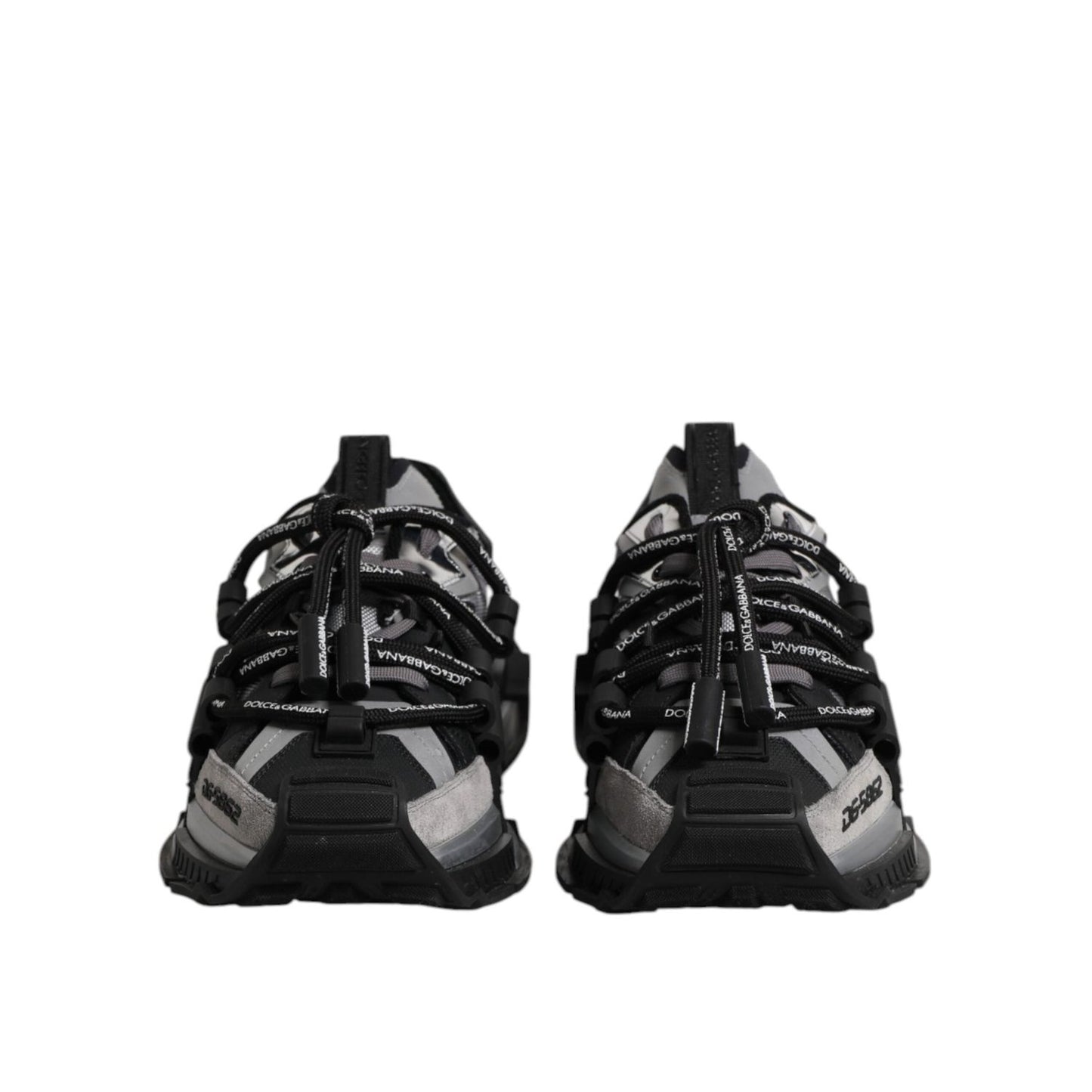 Dolce & Gabbana Multicolor Panelled Space Sneakers Shoes MV7393-43