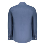 North Sails Blue Linen Shirt NO-38890-M
