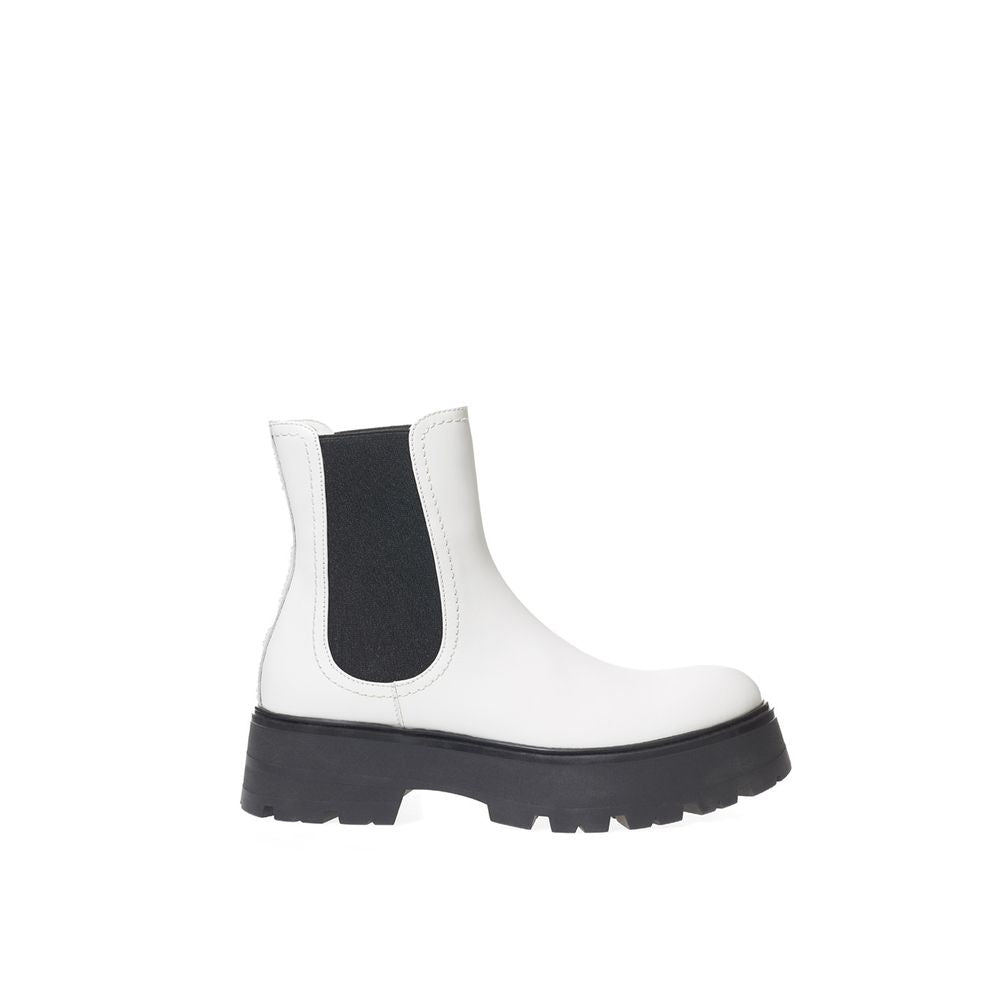 Alexander McQueen Black And White Leather Boot AL-18266720013799-EU36.5/US6.5
