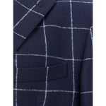 Malo Blue Wool Blazer MA-82367320009991-IT56 | 3XL