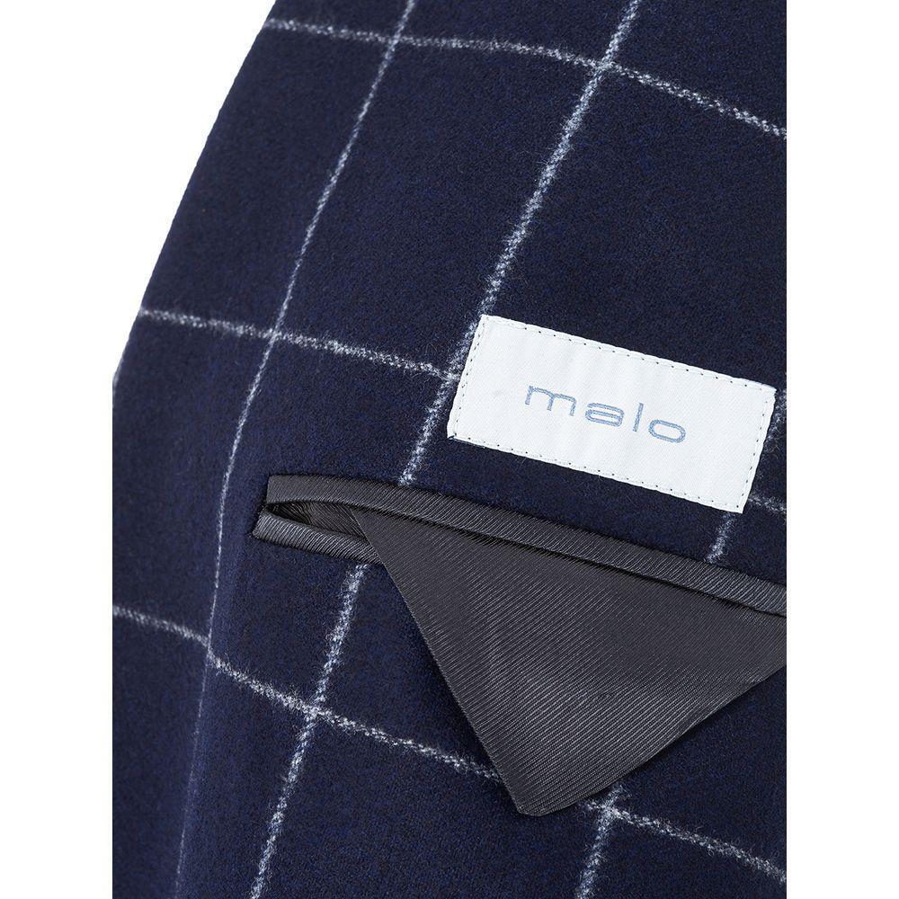 Malo Blue Wool Blazer MA-82367320009991-IT56 | 3XL
