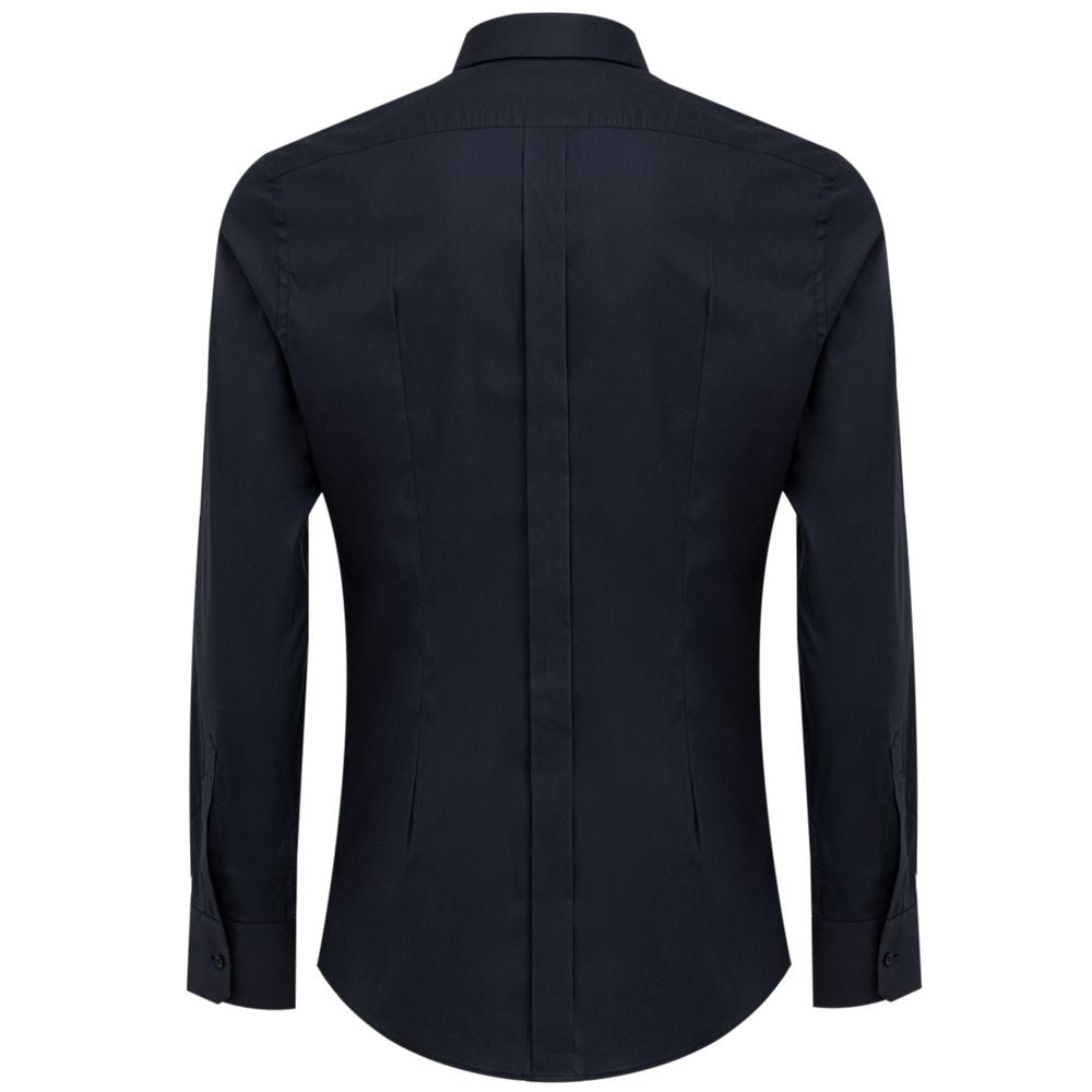 Dolce & Gabbana Blue Cotton Shirt DO-8331673-IT39 | M
