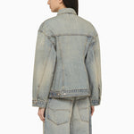 Balenciaga Light blue washed-effect denim jacket 773776TJW79/O_BALEN-4076_108