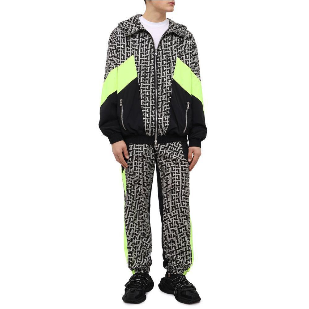 Balmain Multicolor Nylon Jacket BA-15502-IT52 | XL