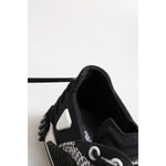 Dolce & Gabbana Black Logo Lace Up Low Top NS1 Sneakers Shoes