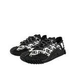 Dolce & Gabbana Black Logo Lace Up Low Top NS1 Sneakers Shoes