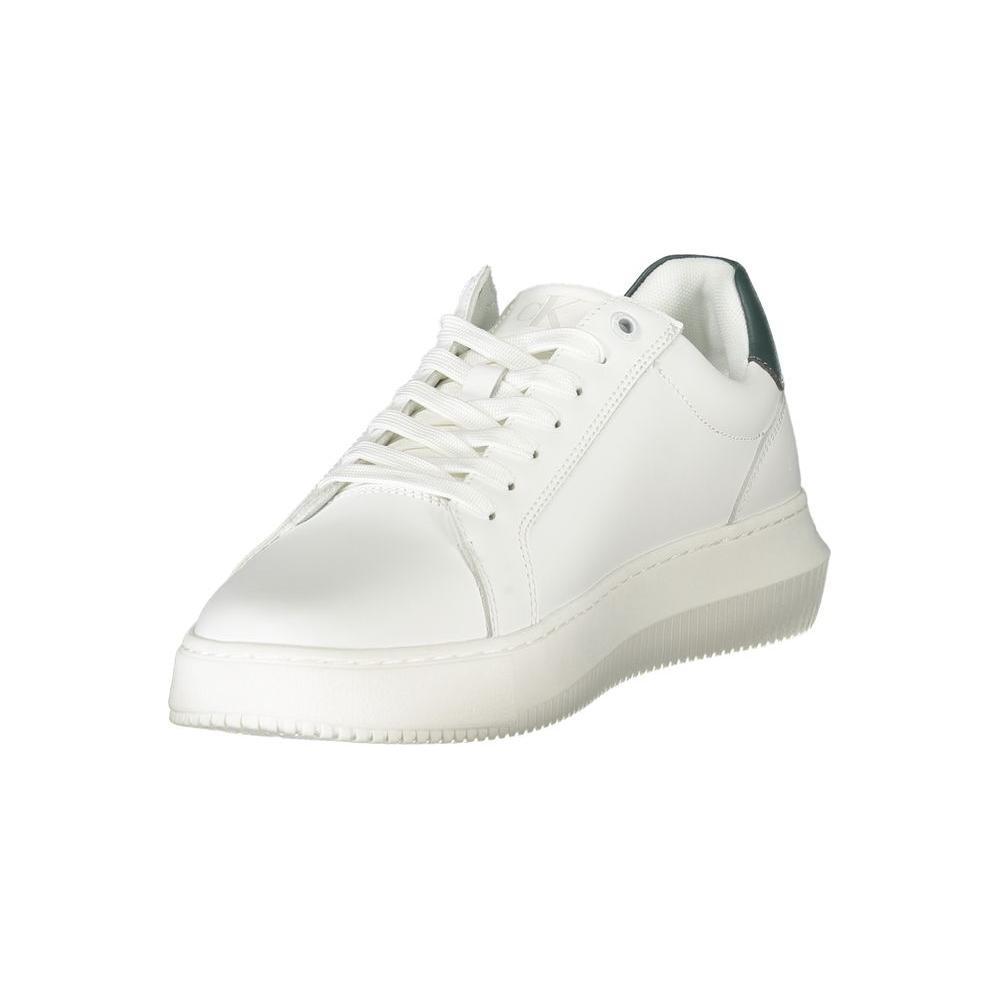 Calvin Klein White Leather Men Sneaker CA-38961-EU40/US7
