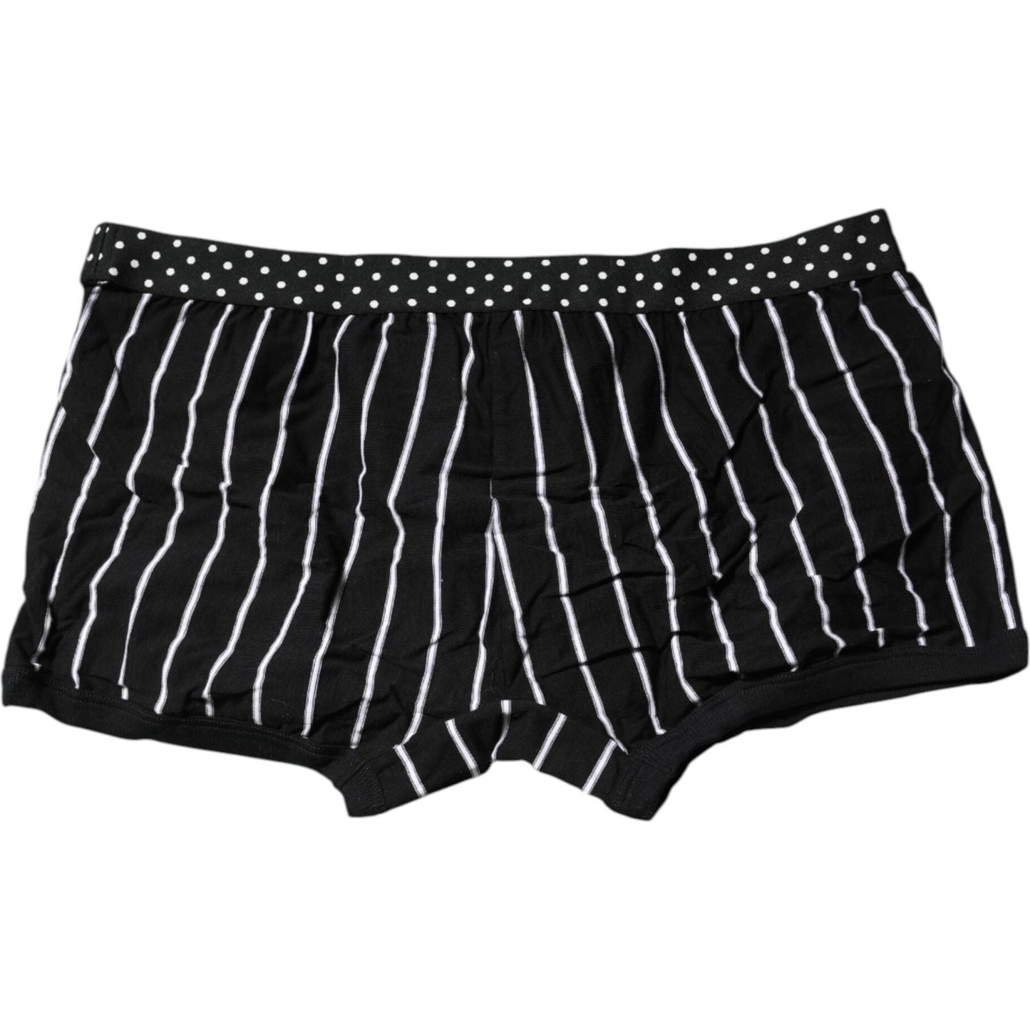 Dolce & Gabbana Black White Striped Regular Boxer Underwear BIK1573-7