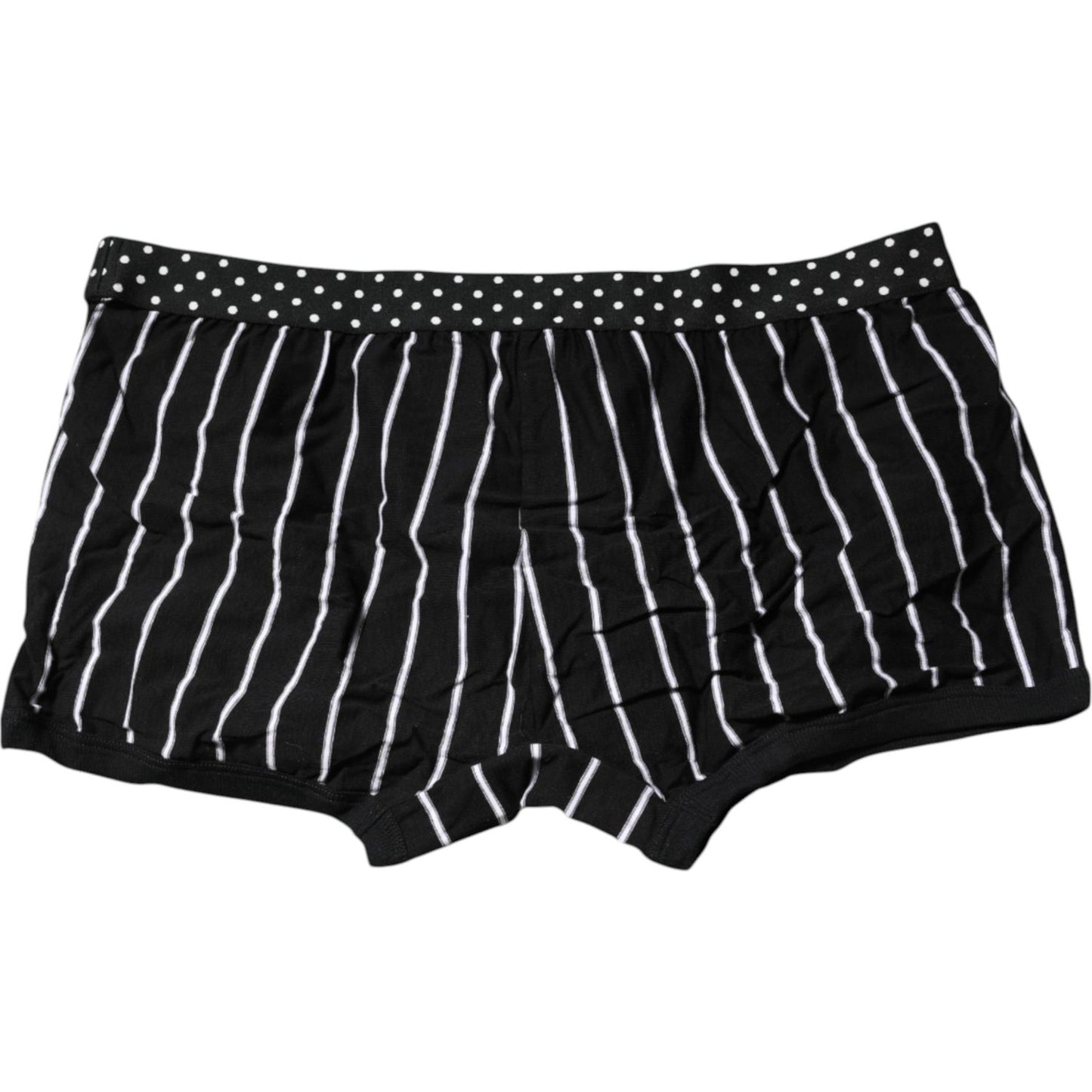 Dolce & Gabbana Black White Striped Regular Boxer Underwear BIK1573-7