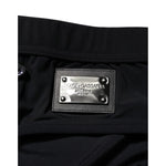 Dolce & Gabbana Black Logo Plaque Men Beachwear Brief Swimwear BIK1611-4
