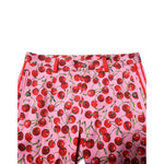 Dolce & Gabbana Pink Cherry Print Cotton Dress Pants PAN76204-48