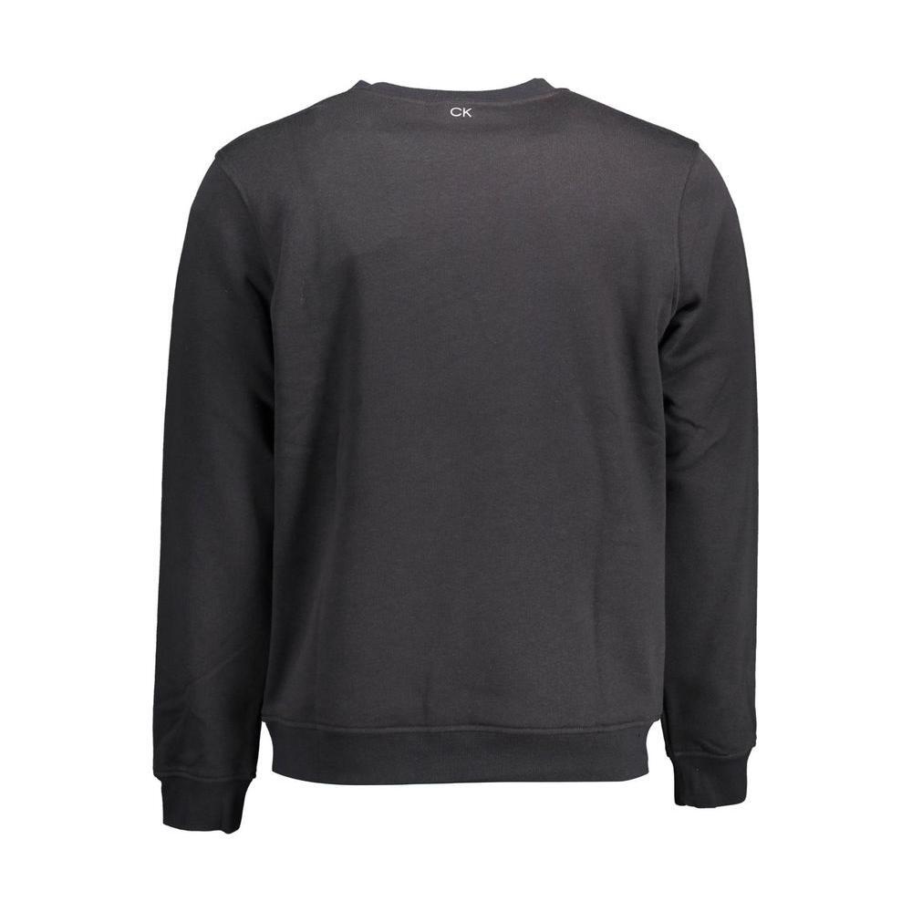 Calvin Klein Black Cotton Sweater CA-12224-XL