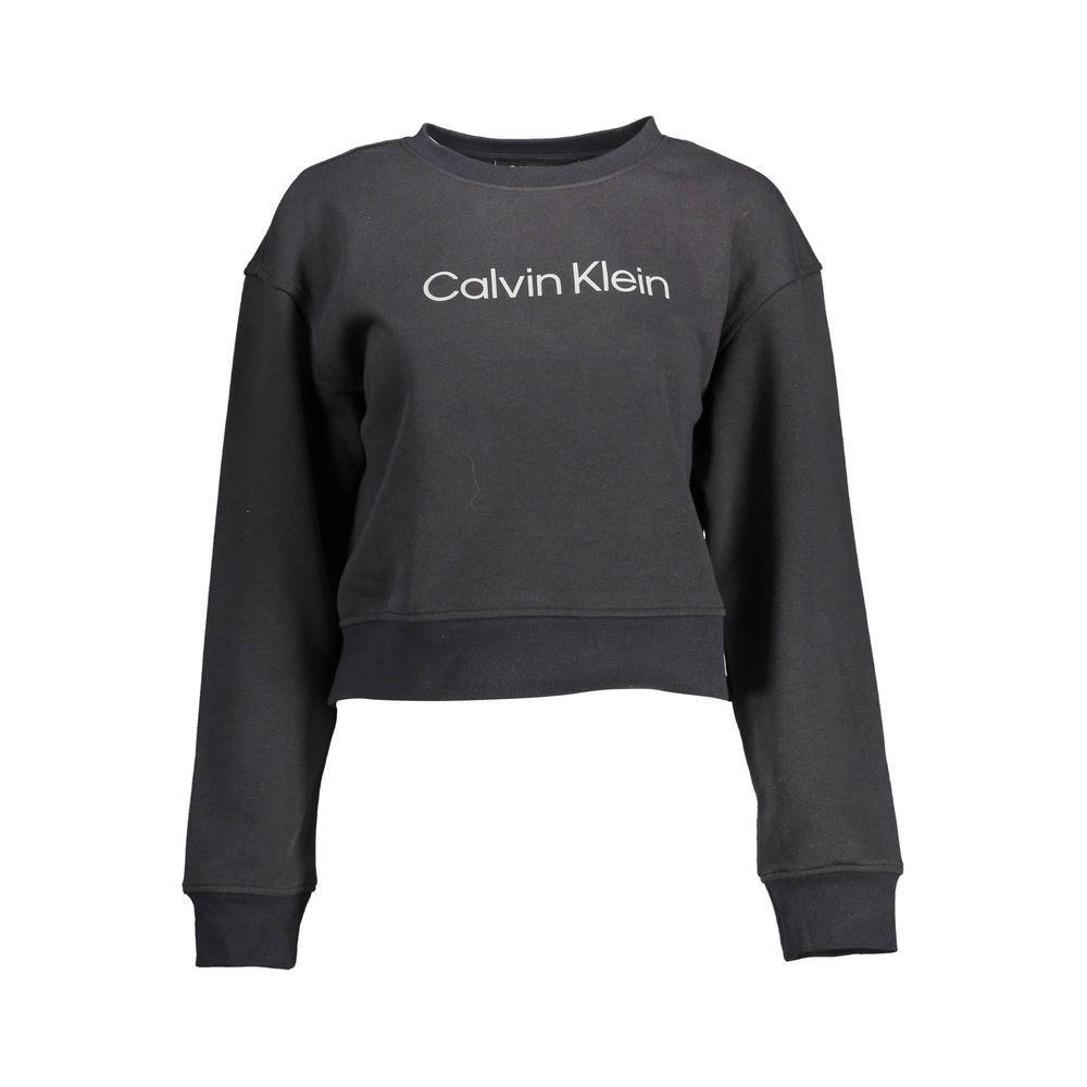 Calvin Klein Black Cotton Sweater CA-12223-XL