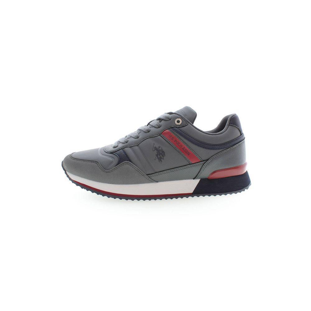 U.S. POLO ASSN. Gray Polyester Sneaker US-14575-EU40/US7