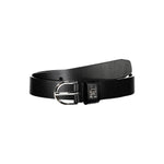 Tommy Hilfiger Black Leather Belt TO-20481-80 CM / 32 INCHES
