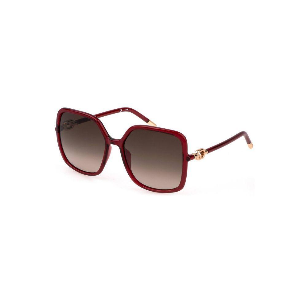 Furla Red Polycarbonate Sunglasses FU-22357