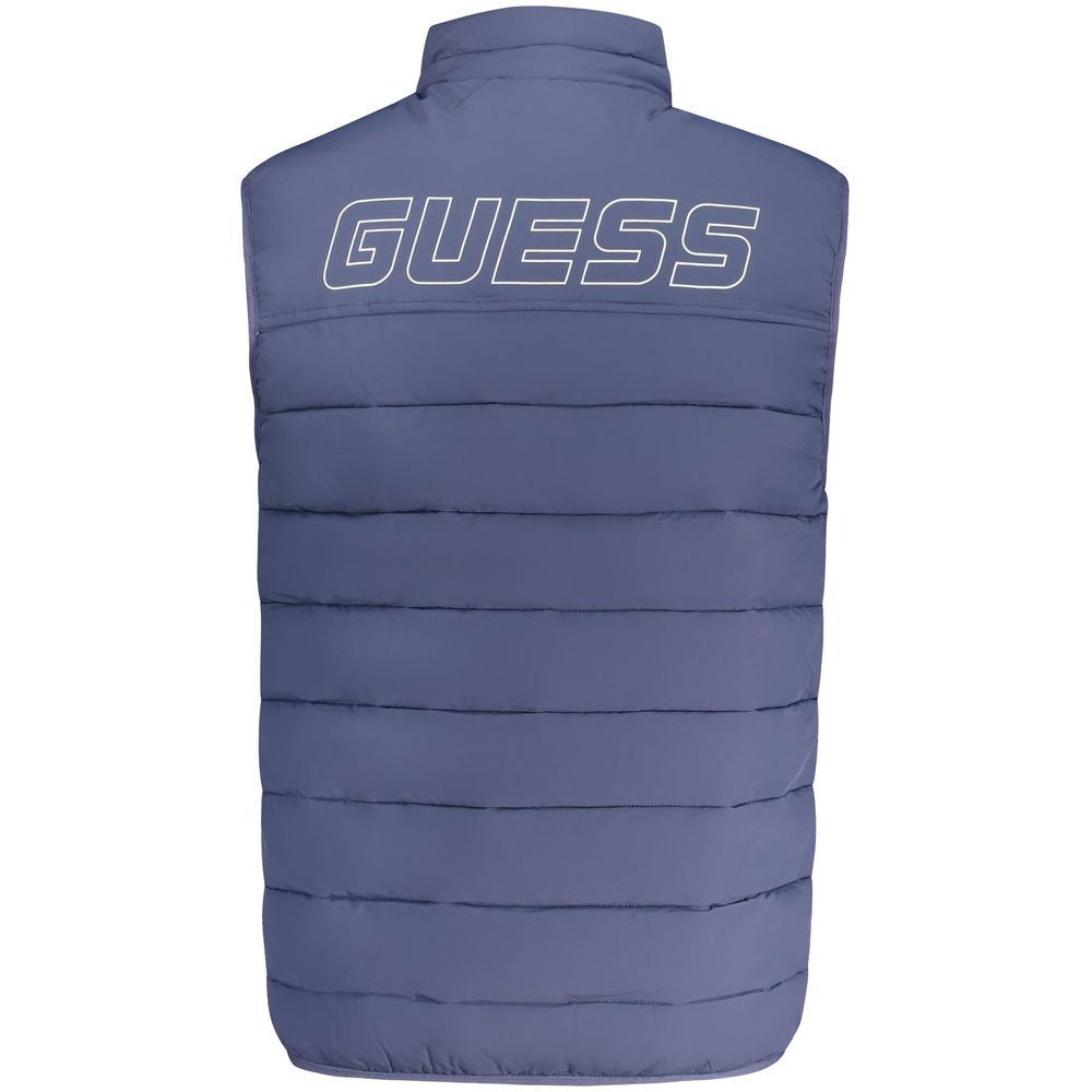 Guess Jeans Blue Spandex Jacket GU-33227-S