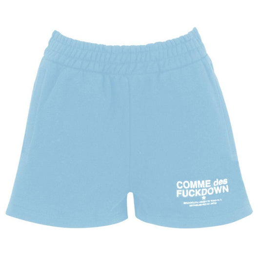 Comme Des Fuckdown Blue Cotton Short