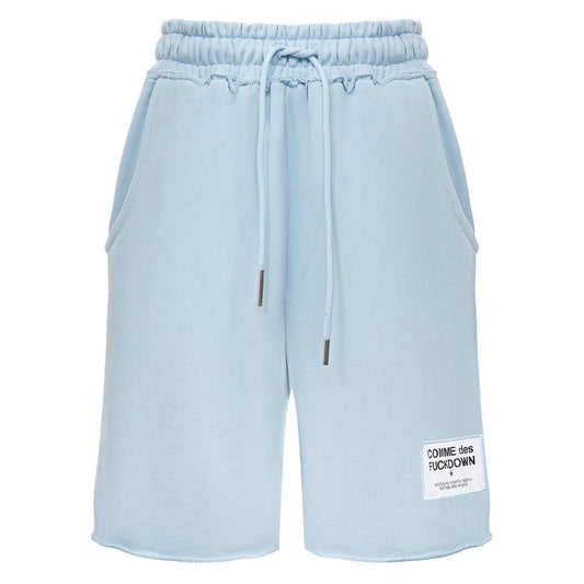 Comme Des Fuckdown Blue Cotton Short
