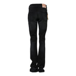 John Galliano Black Cotton Mid Waist Tapered Denim Jeans PAN75737-24