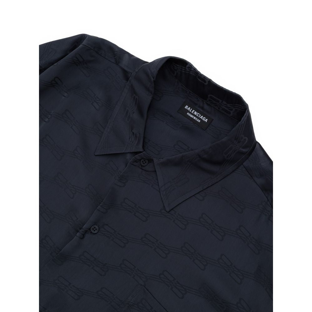 Balenciaga Gray Viscose Shirt BA-952120051490-IT40 | M